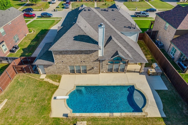 1348 Meadowview Dr, Kennedale, TX 76060 - traditional home with fence, a front lawn, and brick siding