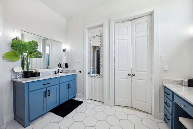 1500 Shropshire St, Keller, TX 76248 - full bathroom featuring vanity, baseboards, and tile patterned floors