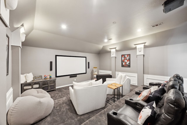 1500 Shropshire St, Keller, TX 76248 - cinema featuring dark carpet and lofted ceiling