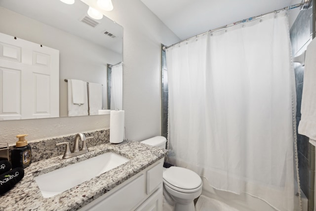 1500 Shropshire St, Keller, TX 76248 - full bathroom with toilet, vanity, and shower / tub combo with curtain