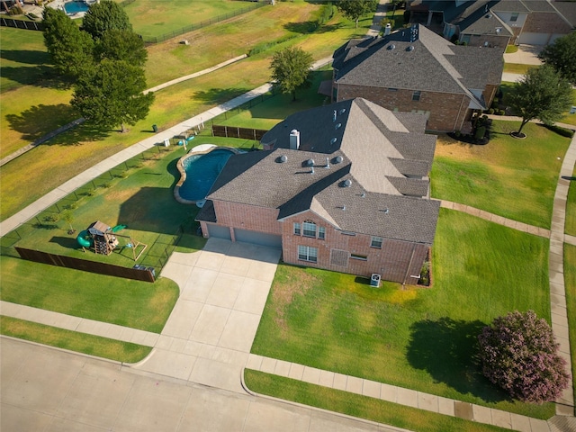 1500 Shropshire St, Keller, TX 76248 - aerial view of property and surrounding area featuring a pool area