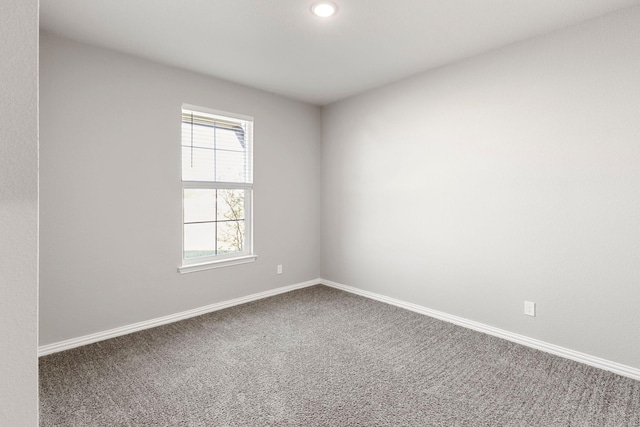 141 York Bridge Rd, Springtown, TX 76082 - unfurnished room with carpet flooring, baseboards, and recessed lighting