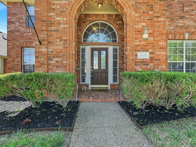 2009 Elmsted Dr, Allen, TX 75013 - property entrance featuring brick siding