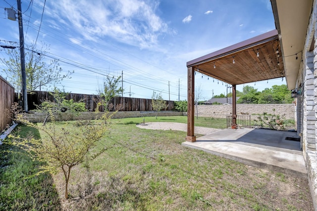 2312 Royce Dr, Arlington, TX 76016 - view of yard with a patio and a fenced backyard