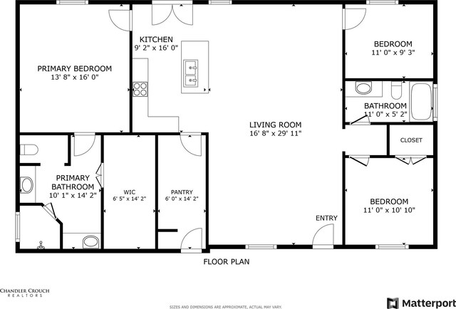 2312 Royce Dr, Arlington, TX 76016 - floor plan