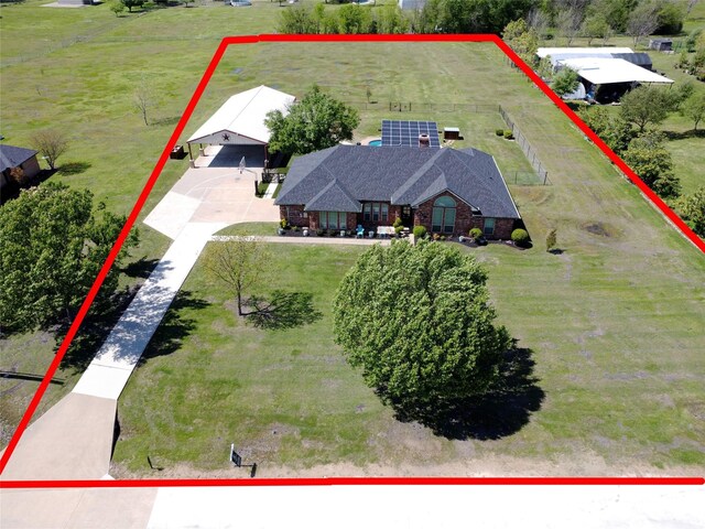 10851 Old Military Trl, Forney, TX 75126 - aerial view