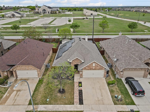 5929 Black Bass Dr, Fort Worth, TX 76179 - birds eye view of property with a residential view