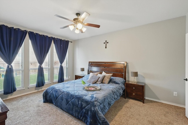 336 Avila Ln, Fort Worth, TX 76052 - carpeted bedroom featuring baseboards and ceiling fan