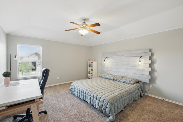 336 Avila Ln, Fort Worth, TX 76052 - carpeted bedroom featuring a desk and ceiling fan