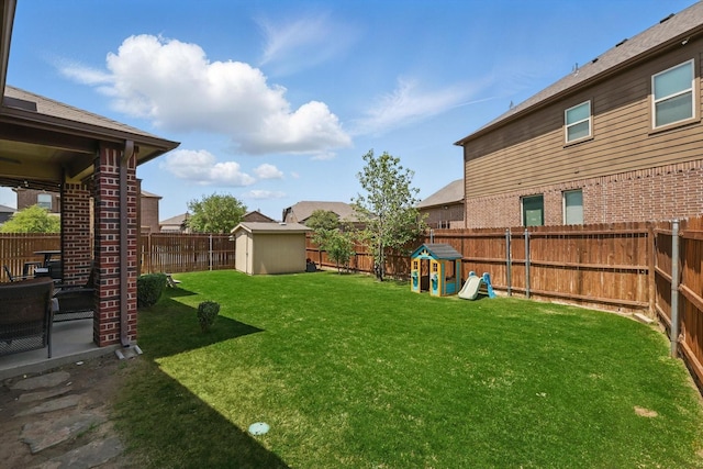 336 Avila Ln, Fort Worth, TX 76052 - fenced backyard with a storage unit