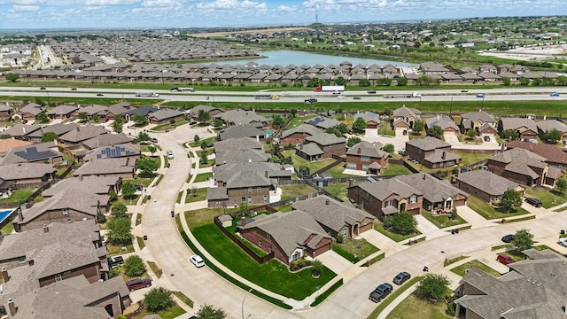 336 Avila Ln, Fort Worth, TX 76052 - aerial view of property's location with nearby suburban area and a nearby body of water