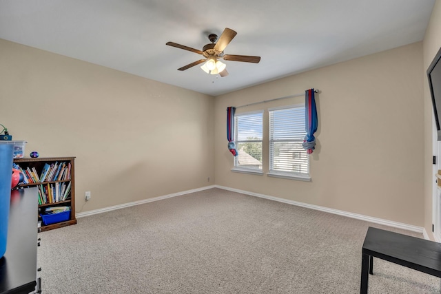 2112 Atlantic Ave, Anna, TX 75409 - interior space with baseboards and a ceiling fan
