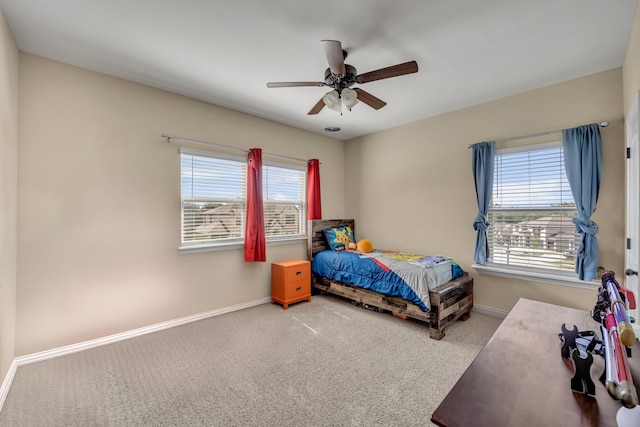 2112 Atlantic Ave, Anna, TX 75409 - bedroom featuring ceiling fan, baseboards, and carpet