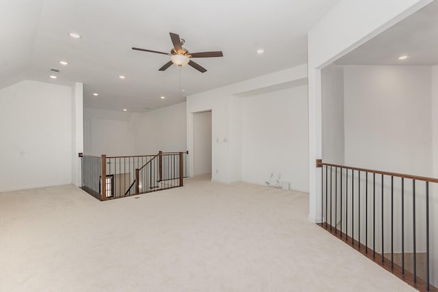 760 Durham St, Allen, TX 75013 - unfurnished room with recessed lighting, carpet flooring, and ceiling fan