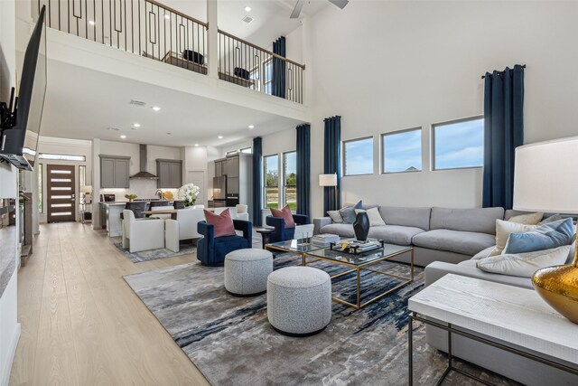 4500 Rustic Ridge Dr, Mckinney, TX 75071 - dining space featuring light wood-style flooring and recessed lighting