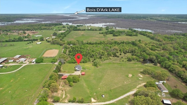 4024 County Road 2610, Bonham, TX 75418 - view of property location featuring a nearby body of water