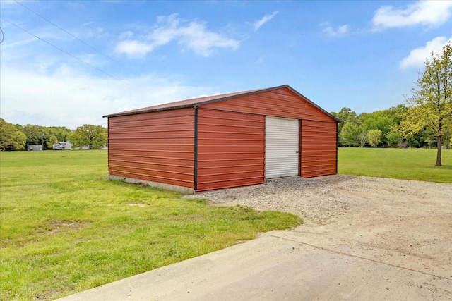 4024 County Road 2610, Bonham, TX 75418 - view of outdoor structure featuring driveway and an outdoor structure