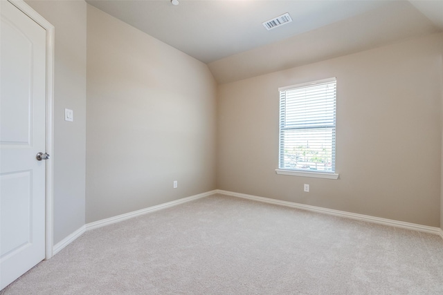 4301 Blackjack Oak Dr, Mckinney, TX 75070 - carpeted spare room with baseboards and vaulted ceiling