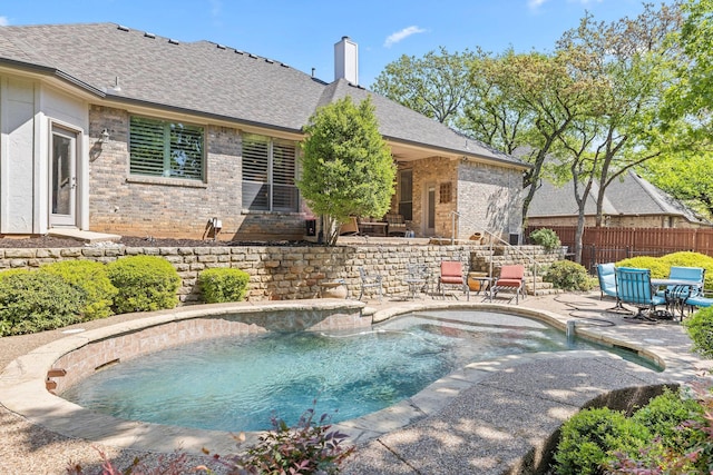 1406 Jacob Ave, Keller, TX 76248 - view of pool featuring a patio area, fence, and a fenced in pool