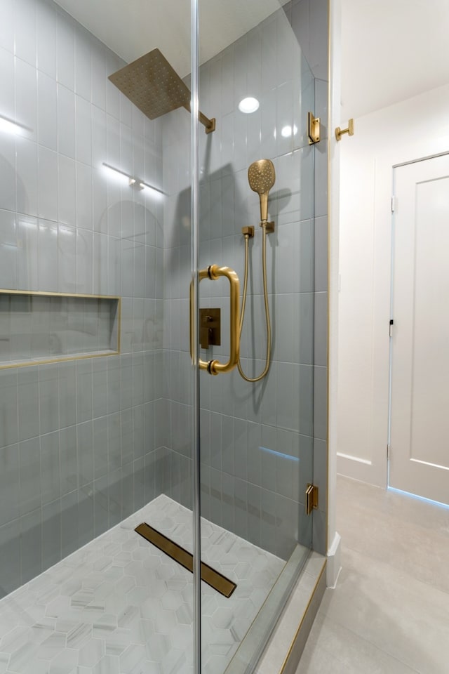4147 Deep Valley Dr, Dallas, TX 75244 - full bath with a tile shower
