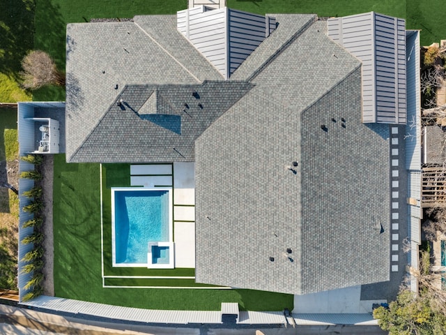 4147 Deep Valley Dr, Dallas, TX 75244 - aerial view