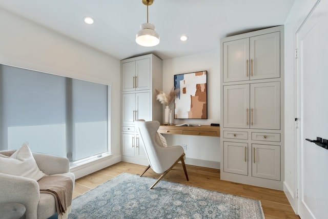 4147 Deep Valley Dr, Dallas, TX 75244 - interior space with baseboards, recessed lighting, and light wood finished floors