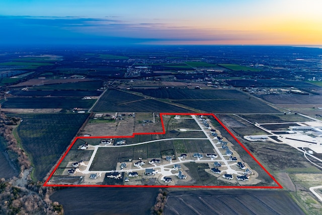 702 Colonial Ct, Nevada, TX 75173 - view of aerial view at dusk