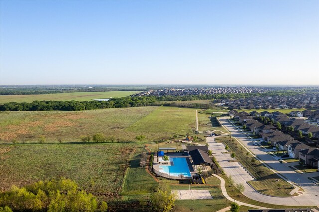 724 Alton Dr, Aubrey, TX 76227 - drone / aerial view featuring a rural view
