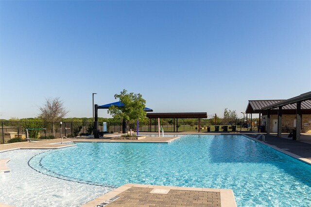 724 Alton Dr, Aubrey, TX 76227 - pool with a patio area and fence