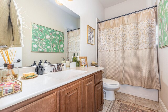 3608 Bright Star Way, Plano, TX 75074 - bathroom with toilet, vanity, and shower / bath combination with curtain