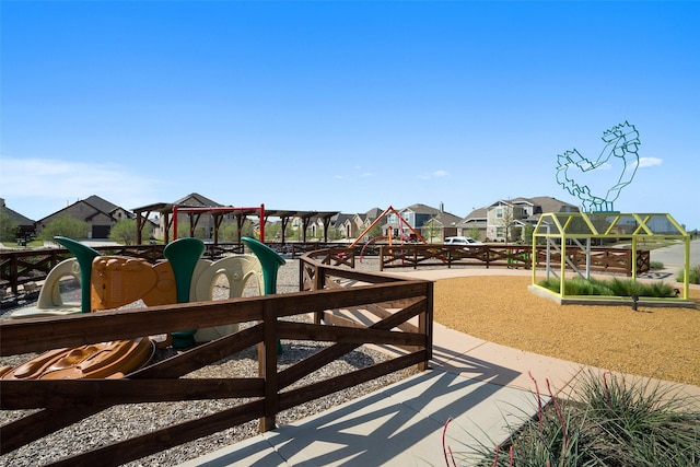 1128 Ellicott Dr, Celina, TX 75009 - community playground with a residential view