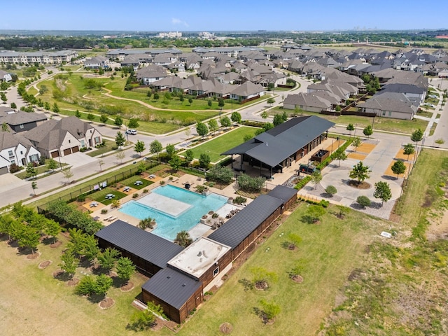 bird's eye view featuring a residential view