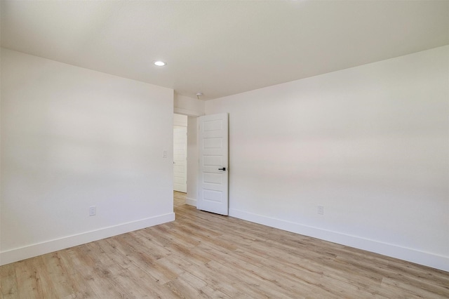 5440 Fursman Ave, Fort Worth, TX 76114 - spare room with recessed lighting, light wood finished floors, and baseboards