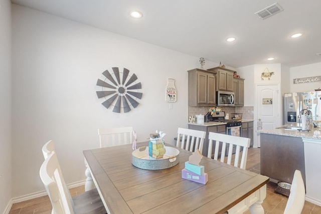 2821 Journey Ln, Forney, TX 75126 - dining room featuring recessed lighting and baseboards