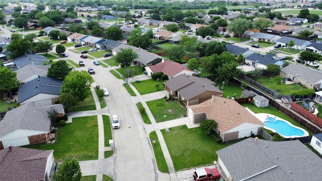 5540 Rutledge Dr, The Colony, TX 75056 - bird's eye view featuring a residential view