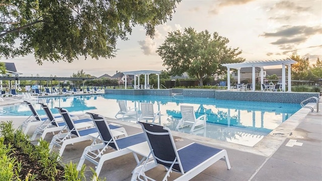 2702 Middleton Dr, Melissa, TX 75454 - community pool featuring a patio area and a pergola