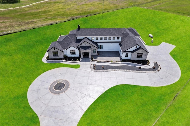 drone / aerial view