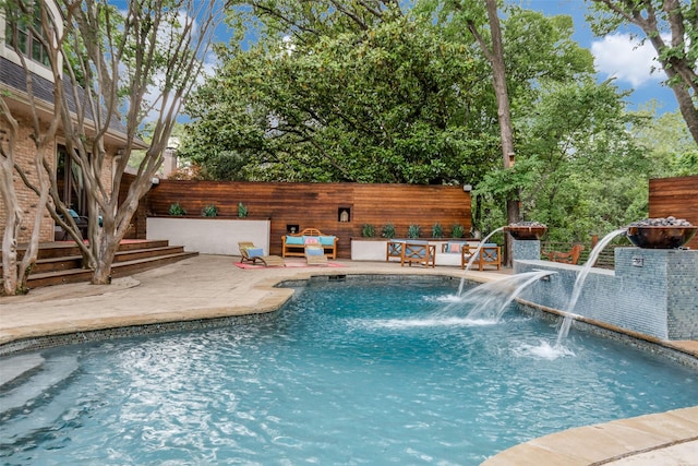 11484 Strait Ln, Dallas, TX 75229 - view of pool with a patio
