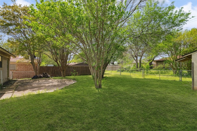 1120 S Valentine Dr, Sherman, TX 75090 - view of yard featuring a patio area