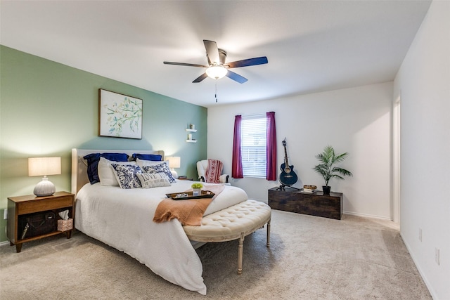 502 Cochran Dr, Princeton, TX 75407 - bedroom with carpet flooring, ceiling fan, and baseboards