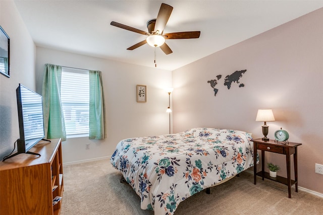 502 Cochran Dr, Princeton, TX 75407 - carpeted bedroom featuring baseboards and ceiling fan