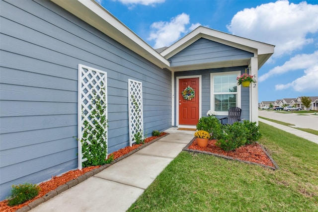502 Cochran Dr, Princeton, TX 75407 - view of exterior entry featuring a lawn