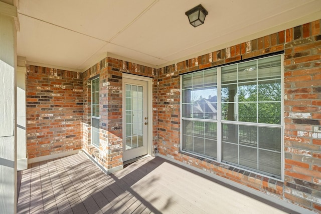exterior space with covered porch