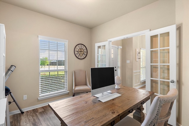 191 Cardiff Ln, Waxahachie, TX 75167 - office space featuring wood finished floors and baseboards