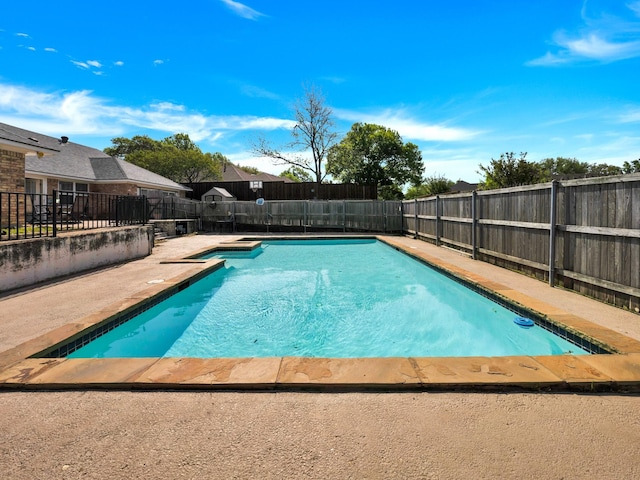 1770 Plummer Dr, Rockwall, TX 75087 - view of pool with a fenced backyard and a patio area