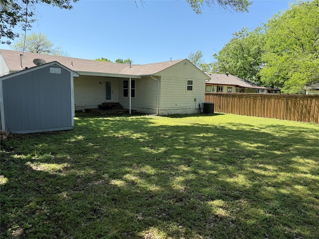 2365 Norwood Dr, Dallas, TX 75228 - back of property with central AC