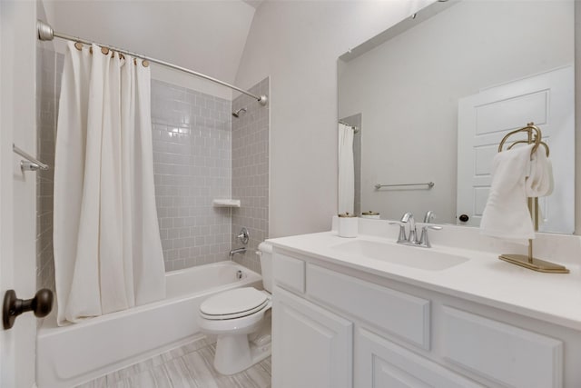 3101 Twin Eagles Dr, Celina, TX 75009 - bathroom featuring toilet, shower / bathtub combination with curtain, and vanity