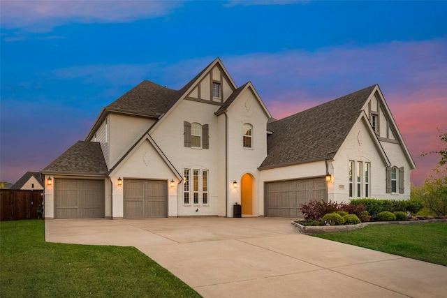 3101 Twin Eagles Dr, Celina, TX 75009 - view of front of property with brick siding, driveway, and an attached garage