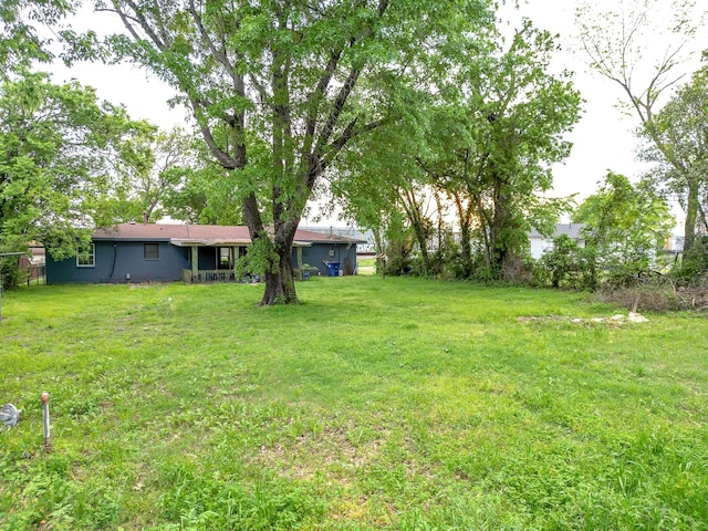 view of yard