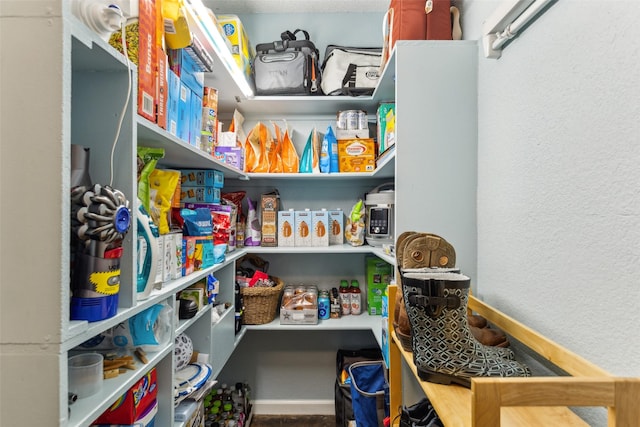 view of pantry